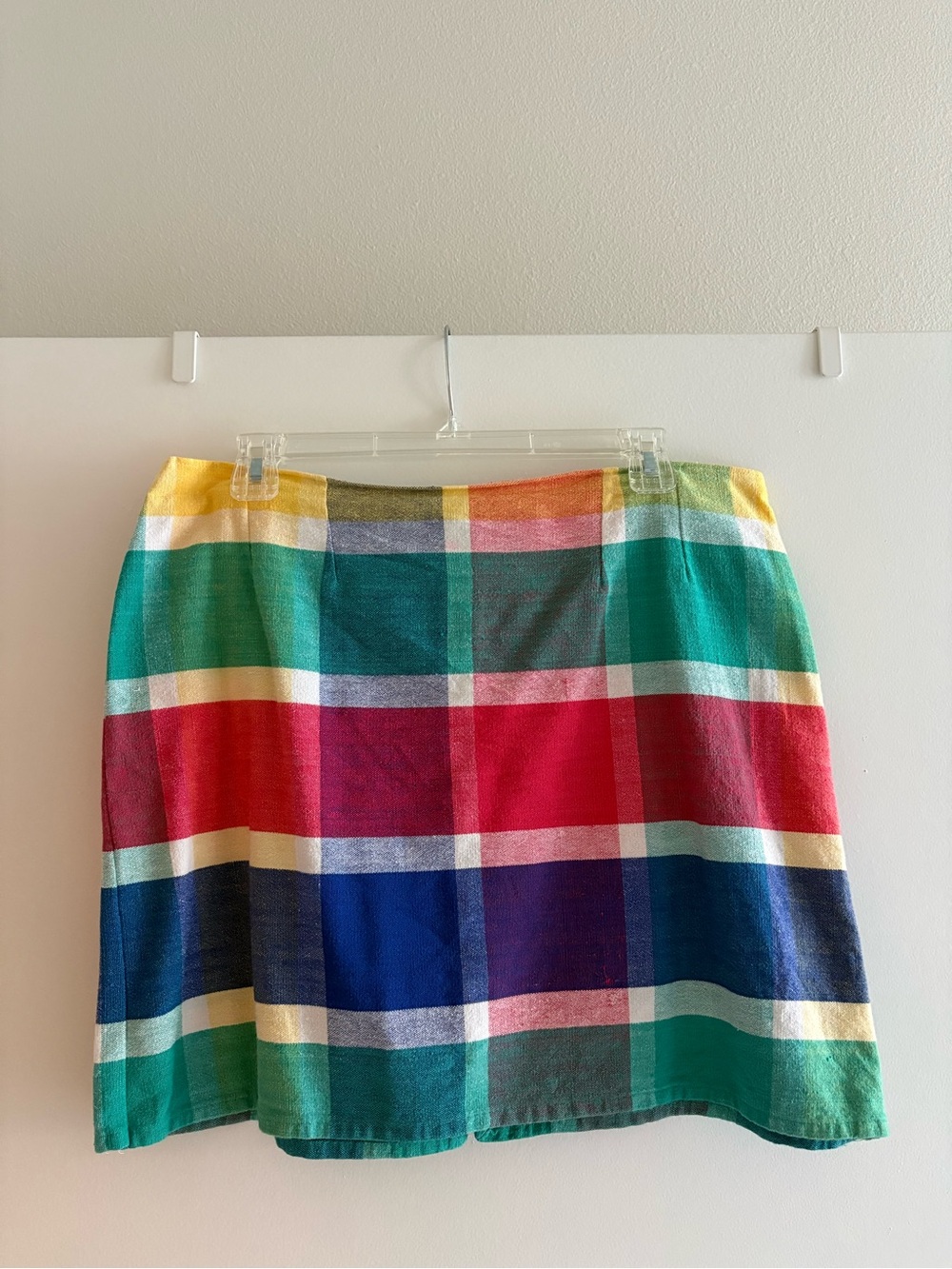 Multicolor Plaid Mini Skirt - Picture 2 of 5